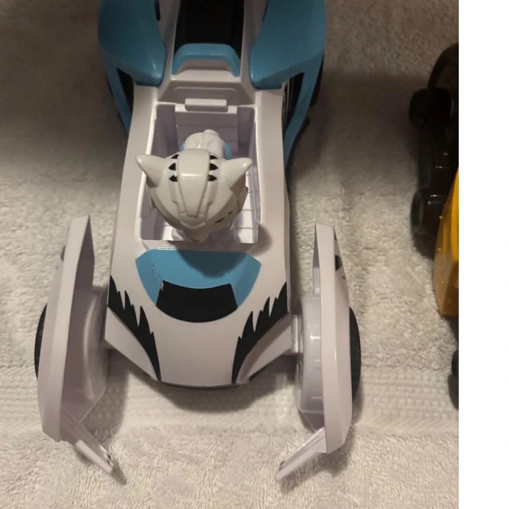 Paw Patrol Cat Pack HTF Wild Leo Shade Transforming Vehicle Figure Lot of 3